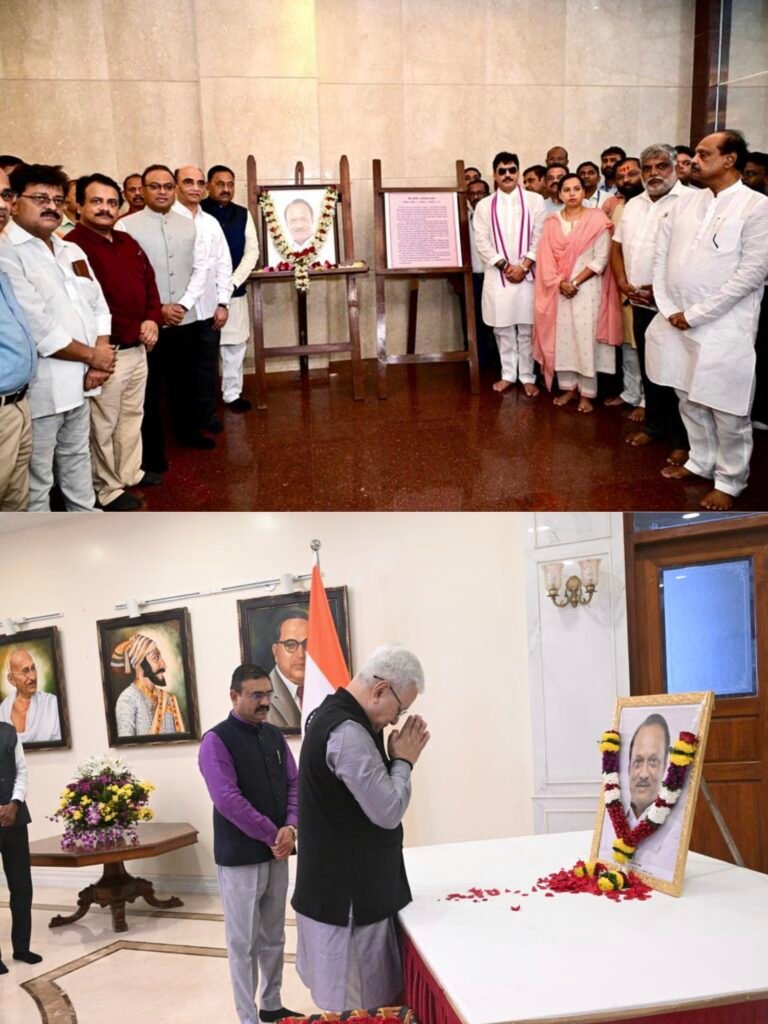 राज्यभरात दिवंगत अजितदादा पवार यांना अभिवादन