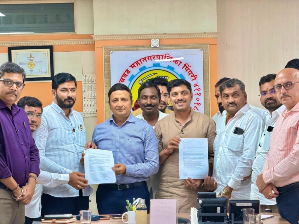 भामा-आसखेड प्रकल्पग्रस्तांच्या प्रश्नांवर महापौर रवि लांडगे यांच्यासोबत सकारात्मक चर्चा