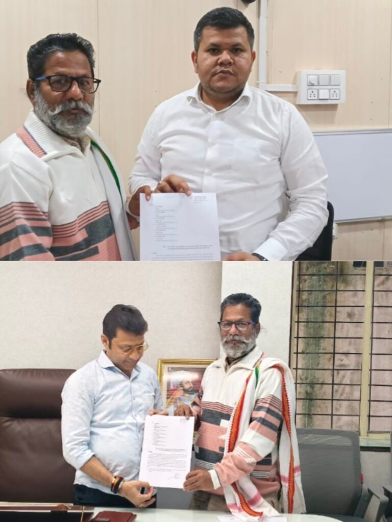 नवीन प्रशासकीय मुख्यालयासमोर छत्रपती शिवाजी महाराजांचा सिंहासनाधिष्ठित पुतळा उभारण्याची मागणी