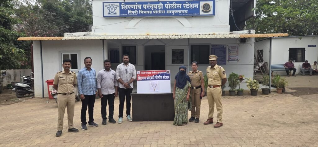 गौरी-गणपती उत्सवात देवीला चढविलेला सोन्याचा हार मोलकरणीने लांबविला; २.८४ लाखांचा मुद्देमाल हस्तगत